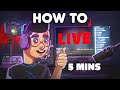 How To Livestream In Less Than 5 Minutes