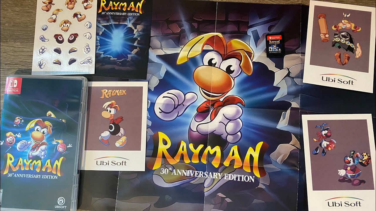 Rayman 30th Anniversary Edition (Switch) Unboxing - YouTube