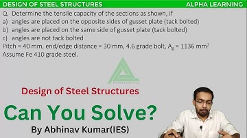 Design of Steel Structure(DSS) - Q6 #gate2023  #gatepreparation