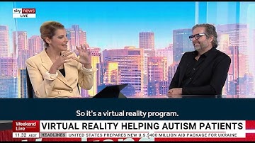 Exploring SocialWise VR therapy for ASD individuals - Sky News Segment