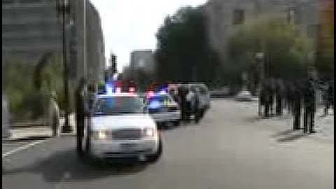 Transformers 3 Washington DC Shoot - Bumblebee Head On Crash