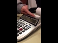 How to use an adding machine