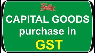 Fixed Asset Purchase  In Tally ERP 9 with GST | Capital Goods Purchase | nict screenshot 3