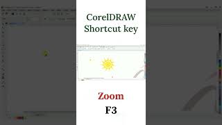 Zoom fast in CorelDRAW: keyboard se F2 #CorelDRAW #DesignTips #Shortcuts #GrowWithIIWS #shorts