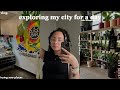vlog: exploring my city for a day | going downtown, trying new places, etc.