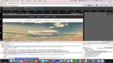 Video background section in Dynamik