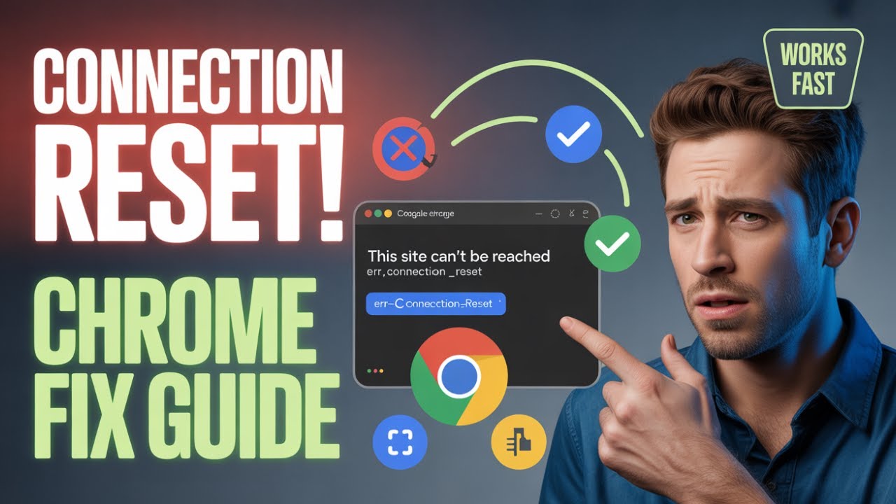 Are you seeing the "Connection was reset" error in Google Chrome? - YouTube