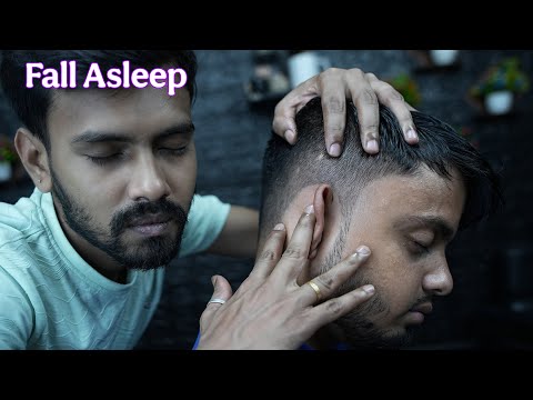 Fall Asleep Fast with ASMR Head Scratching & Tapping Massage | ASMR Ear Neck & Forehead Massage