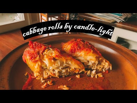 ?️Cabbage Rolls By Candlelight ?️ (ASMR-ish) V + GF