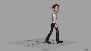 progressive walk cycle maya