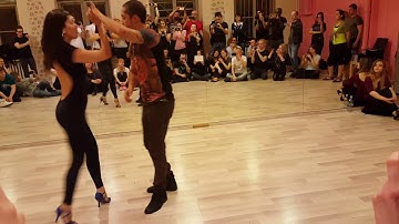 Rubia and Lucas - Zouk demo - Warsaw 2017