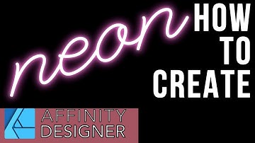 How to Create a Neon Sign Effect in Affinity Designer