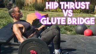 Hip Thrust VS Glute Bridge - Which is more effective?!