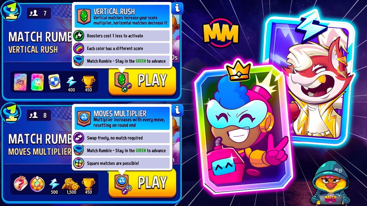 RUMBLE INSANITY on VERTICAL RUSH & MOVES MULTIPLIER 🔥 BILLIE BOOM
