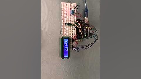 Sensore di temperatura e umidità DHT11 su display lcd 16 pin (dimensioni: 16X2).