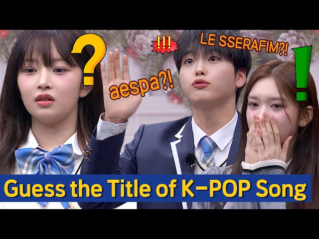 [Knowing Bros] Guess the K-POP Song! with IVE SHONU CRAVITY JUNG SEWOON🎵 class=
