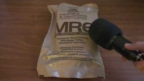 review: Elbow Macaroni and Tomato Sauce M.R.E.