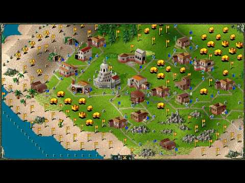 Видео: Первый контакт - The Settlers 2 History Edition #02