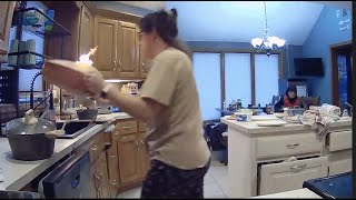 Fire starts in the kitchen