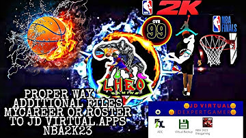 proper way to add files MC or ROSTER ▪️(JD virtual) working for android 13 12 11 10 9