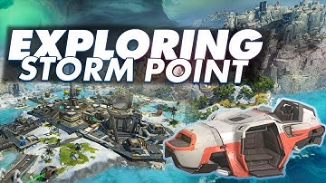 Driving around the new Apex Legends map Storm Point!