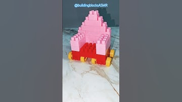 Satisfying Diy Building Blocks Chair|Building Blocks ASMR #asmr #asmrsounds #shortvideo #shorts