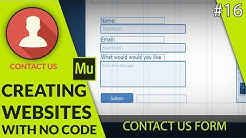 Creating A Contact Us Form - #16 Adobe Muse Quickstart Tutorial Guide