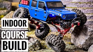 SCX24 Indoor Crawler Course Build and Overview!