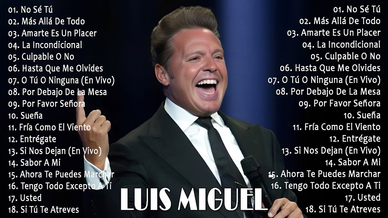 Luis Miguel - Mejores Canciones II MIX ROMANTICOS🧡🧡 | 90s Sus EXITOS ...