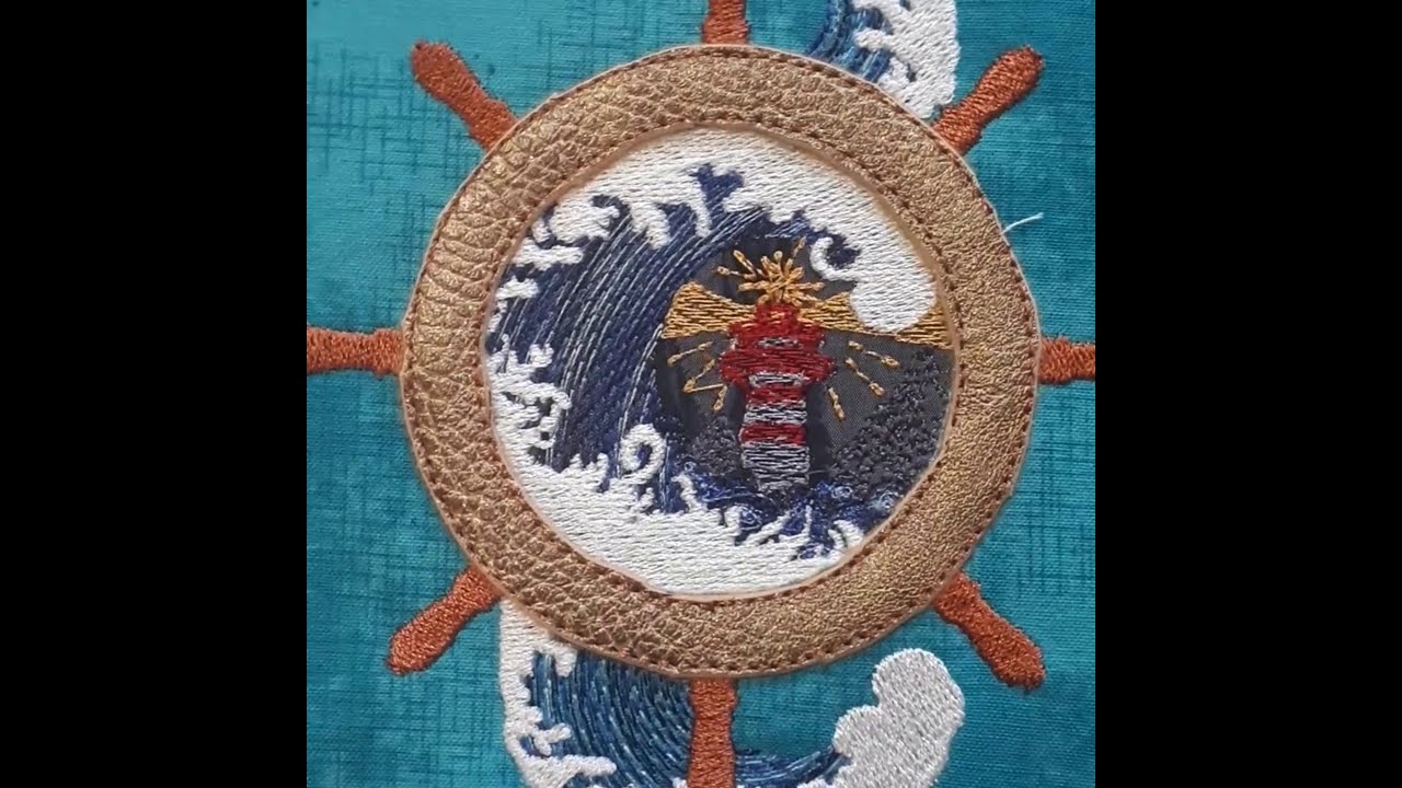 Reverse appliqué Machine embroidery YouTube