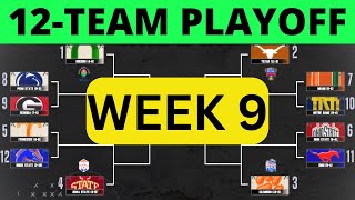 Projecting The 12-Team College Football Playoff - Week 9