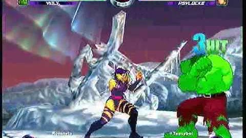 MvC2 Online (360): Brett (Mag/Hulk/Psy) vs TeezyBoi (MSP) 55 .:1.29.10:.