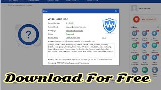 Wise Care 365 Pro v6.1.3.600 Multilingual Portable free download screenshot 4