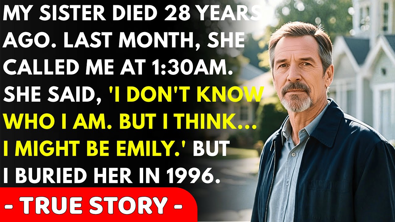My SISTER Died In The Flood 28 Years Ago… But Last Month I Got A Call At 1:30AM & She Said 