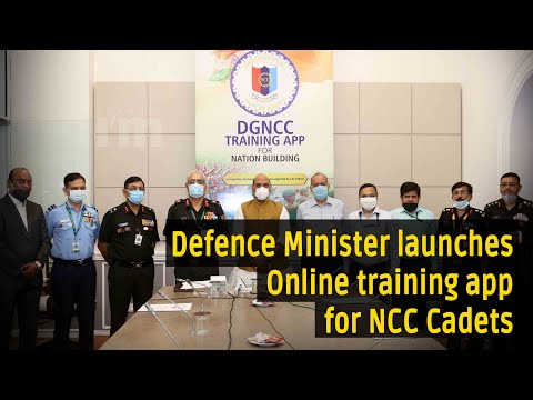 Defence Minister launches mobile app for nationwide online training for NCC cadets