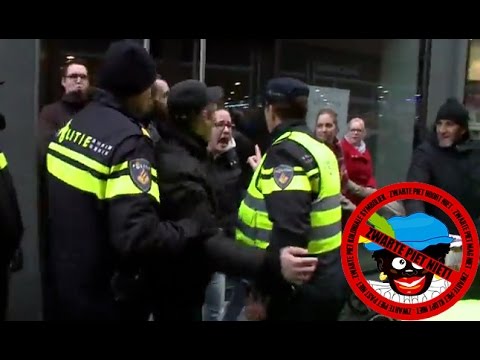 Zwarte Piet Demonstratie - Vrouw Met Kinderen Wordt Helemaal Lijp!