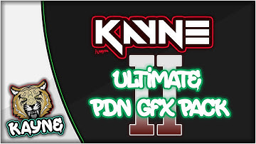 THE 100 SUBSCRIBER SPECIAL + GFX PACK Paint.NET V2 | ItsKayne