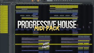 West Collins | Progressive House MIDI Pack Vol. 1 | FLP Template