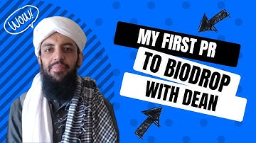 Initiating My First PR with Dean on BioDrop | Beginner
