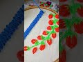 Beautiful  border embroidery #shorts​ #trending​ #viral​ #embroidery  #youtubeshorts​ #foryou​ #art​