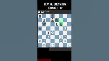 PLAYING chess.com BOTS be like #shorts #chess #chessmemes