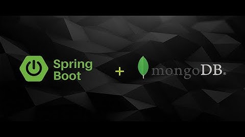 SpringBoot java application with MongoDb integration