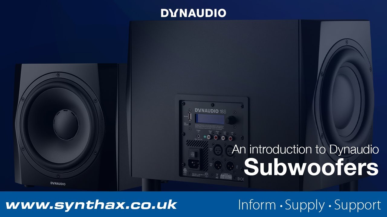 Sub Series - Powerful Sub Series for every Dynaudio set-up