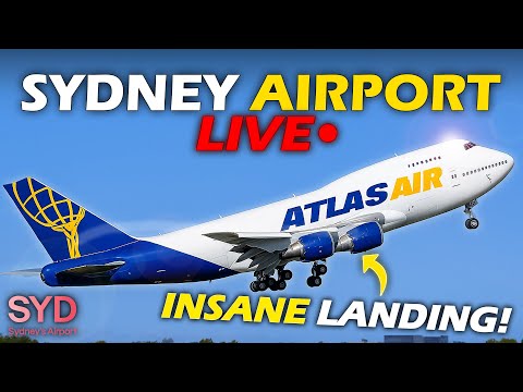 🔴 LIVE Plane Spotting @ Sydney Airport! INSANE HEAVY LANDINGS!