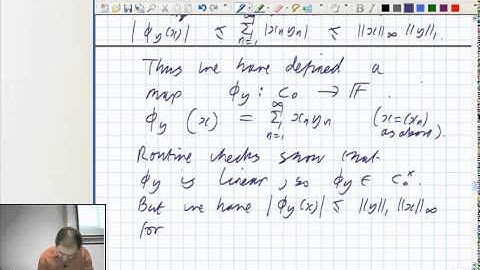 Lecture 21 - Duals and Double Duals - Section 3.7, printed slides 64-65