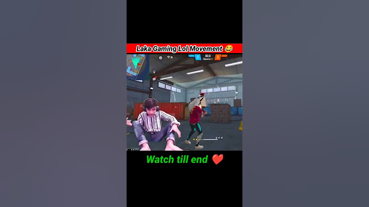 Laka Gaming playing Free fire with leg 😂 laka bhai funny moments 🥰 | #shorts #lakagaming