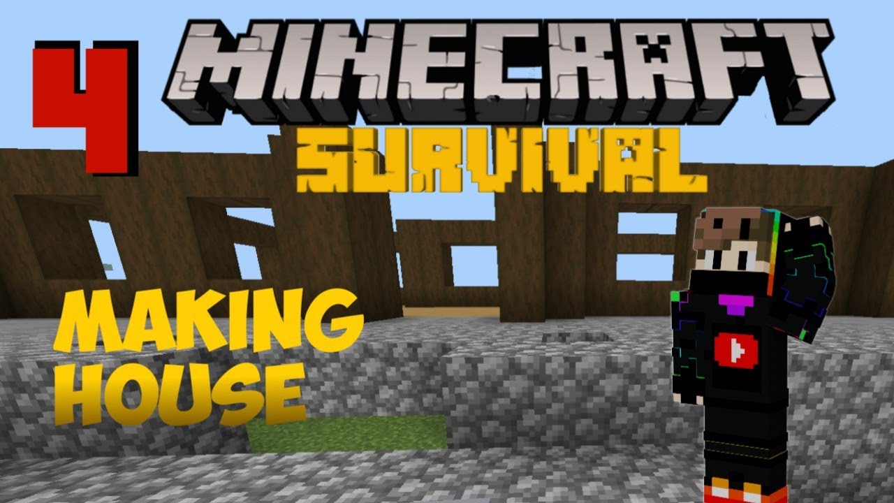 Making My New House | Minecraft Survival Series (Episode 4) - YouTube