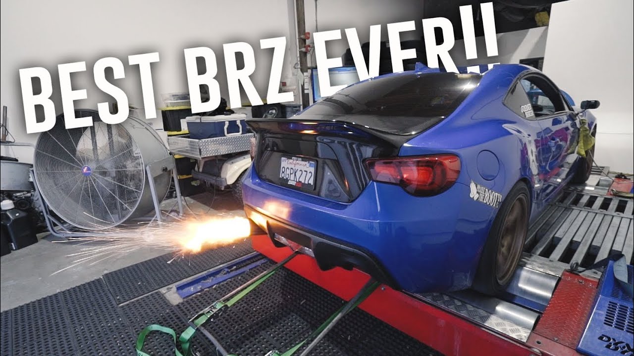 TURBO BRZ Shoots HUGE FLAMES on The Dyno! YouTube