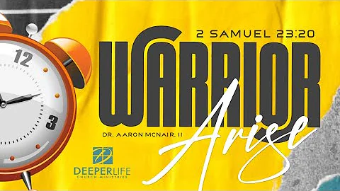 Sunday Experience| Dr.Aaron McNair II | Warrior Arise