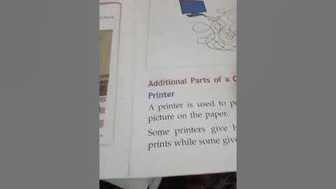 STD 2 COMPUTER Chapter-3, PARTS of a computer (part-3)